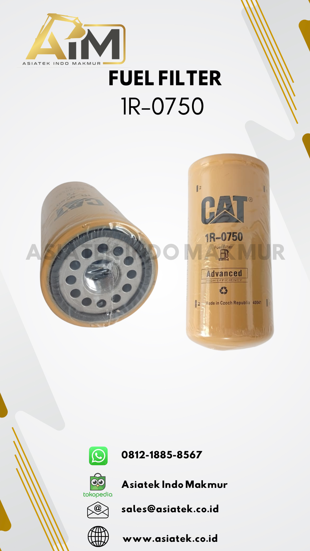 FUEL FILTER (1R-0750)